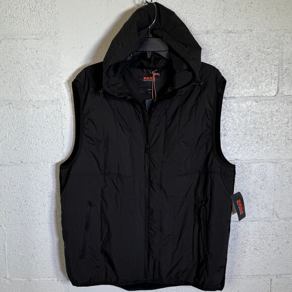 Bass Outdoor Men's Earlybird Runner Vest - Black Beauty Large $89 - Picture 1 of 9